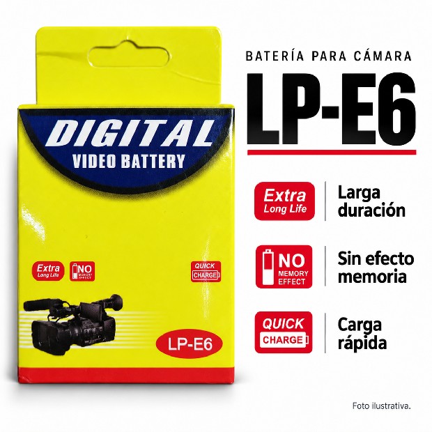 &ua BATERIA LP-E6